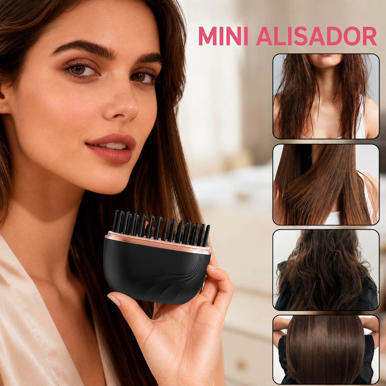 Mini Plancha Alisadora Portátil | Belleza Sin Cables
