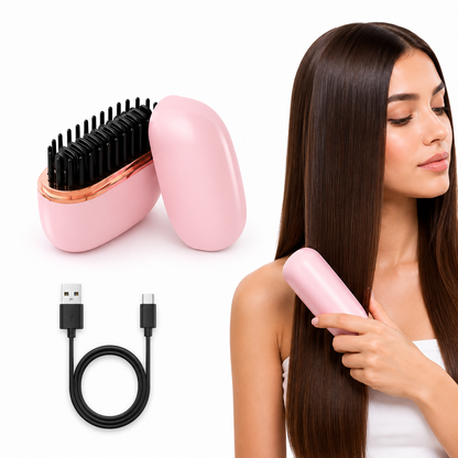 Mini Plancha Alisadora Portátil | Belleza Sin Cables